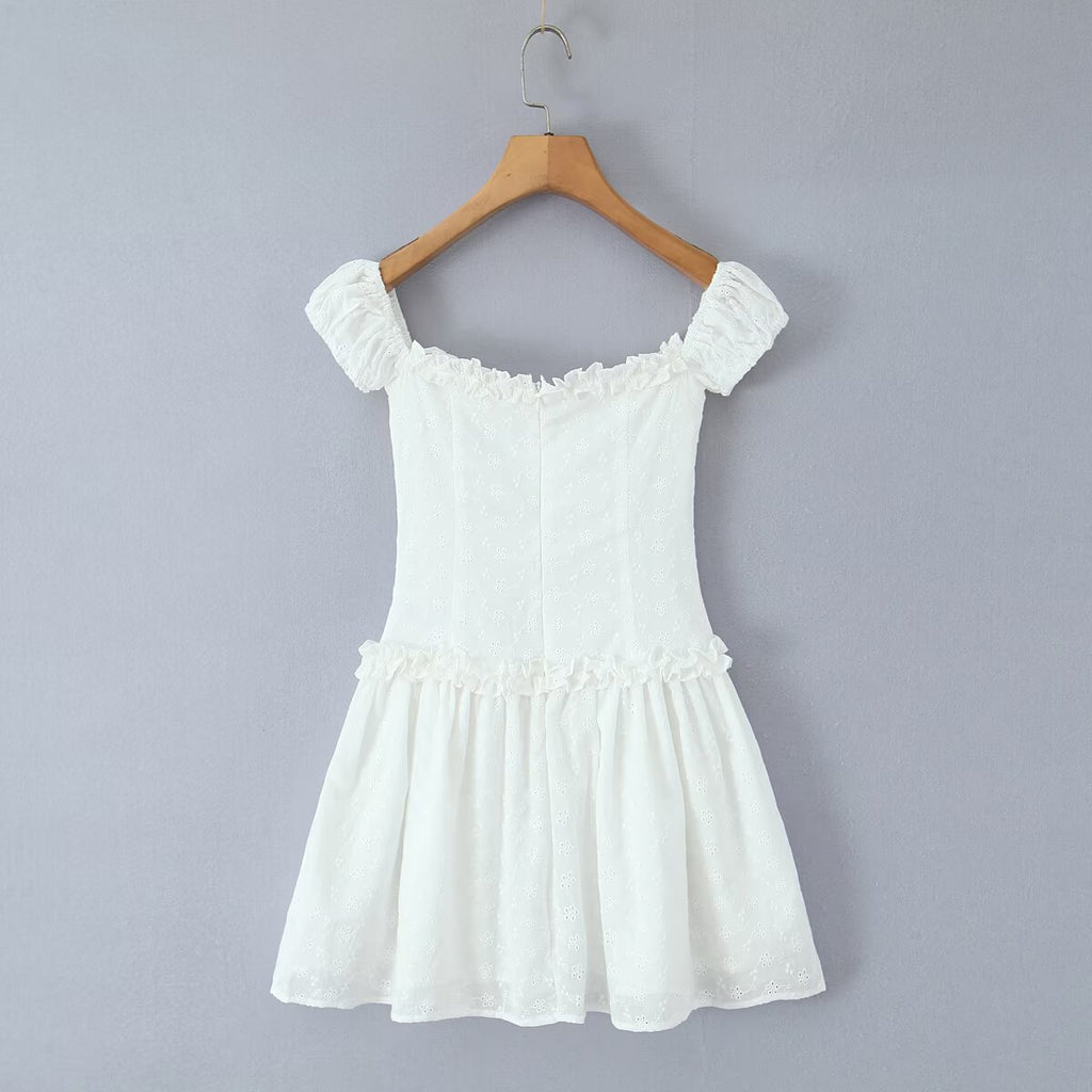 The White Cinched Dress