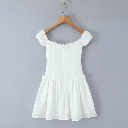 The White Cinched Dress