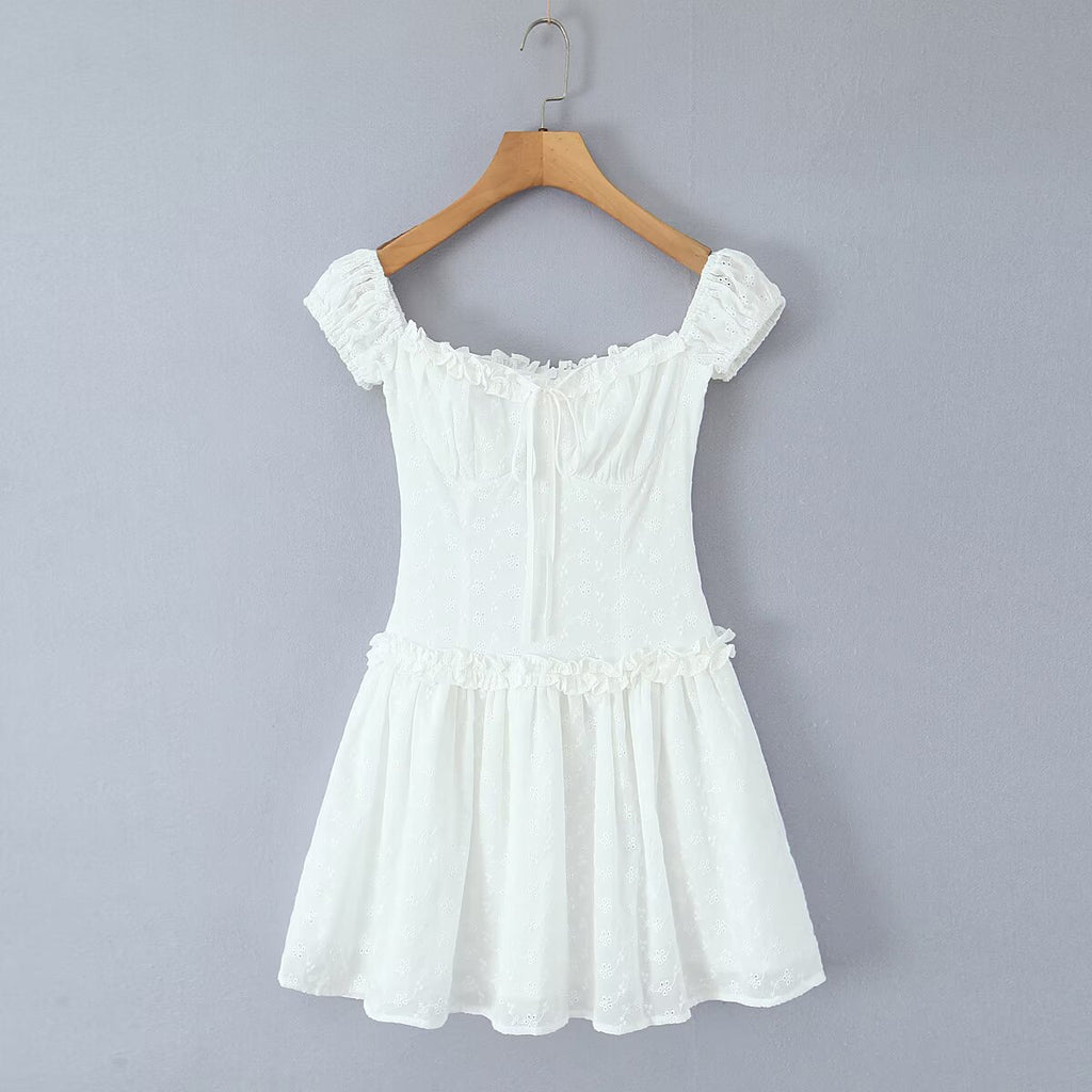 The White Cinched Dress