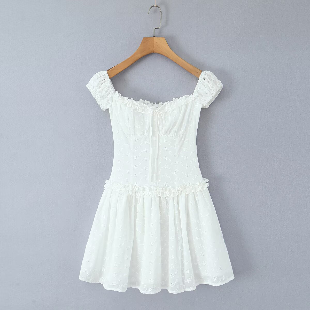 The White Cinched Dress