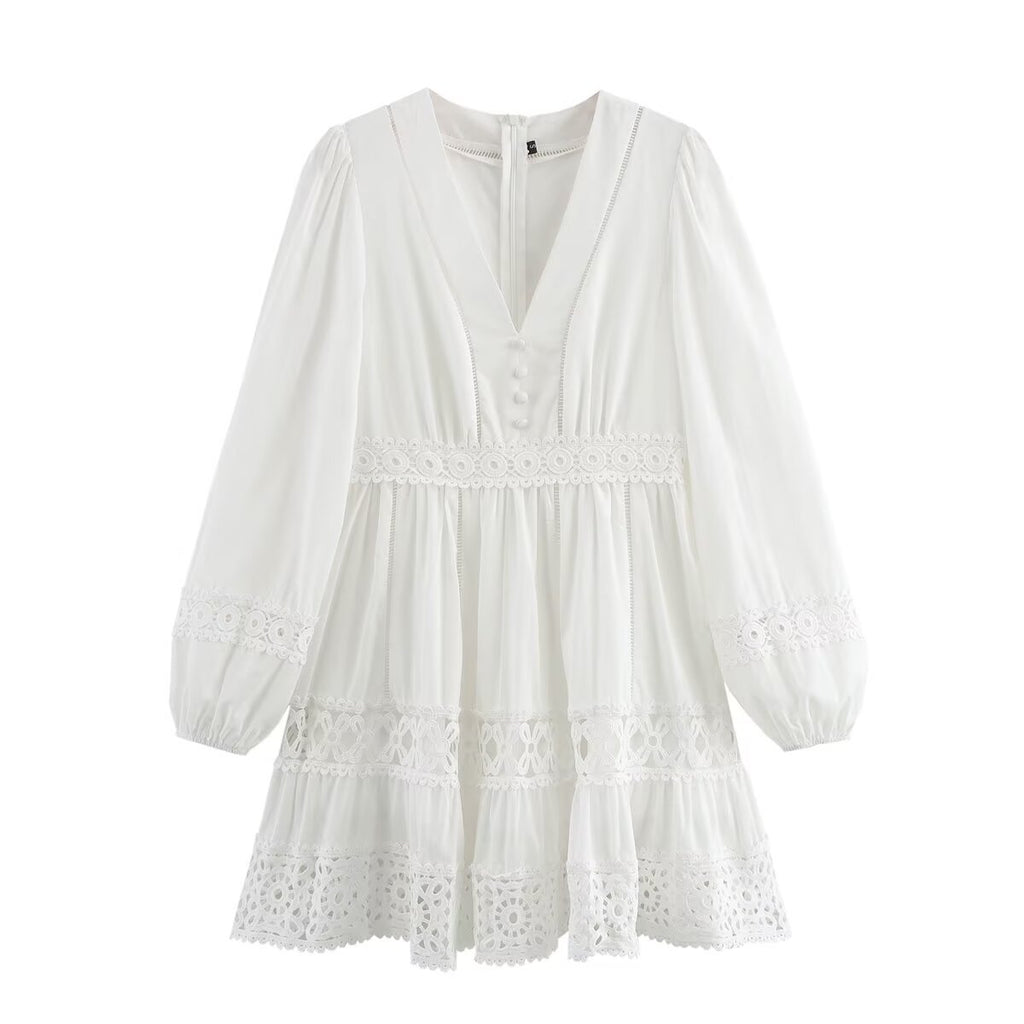 The White Patchwork Dress