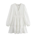 The White Patchwork Dress
