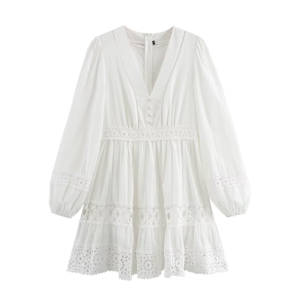 The White Patchwork Dress