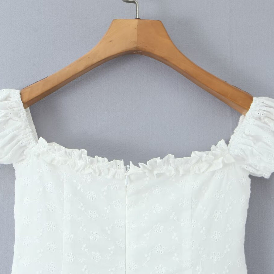 The White Cinched Dress