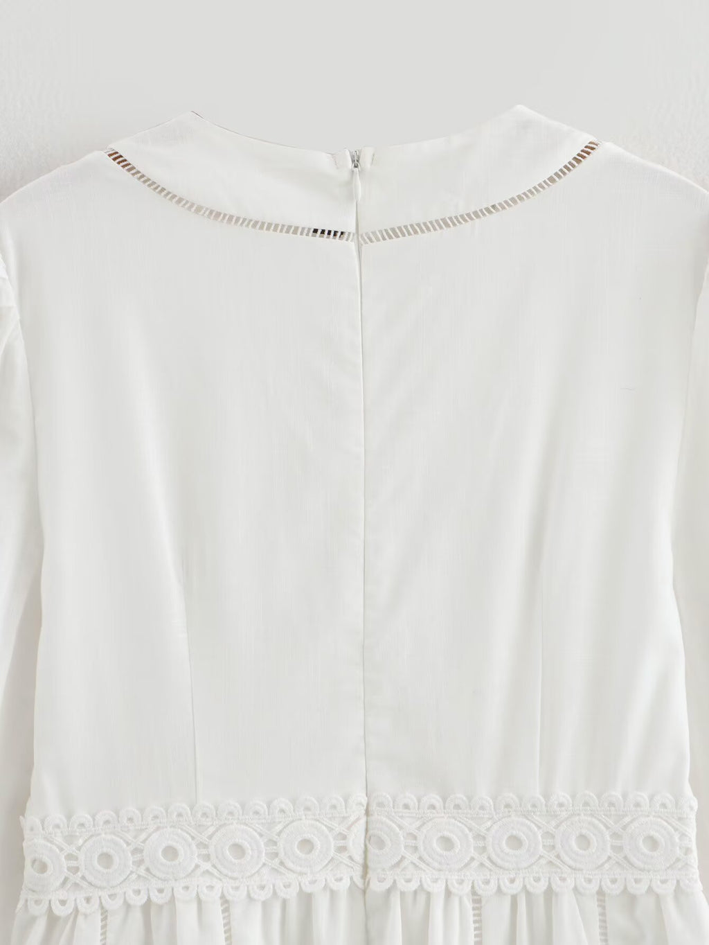 The White Patchwork Dress