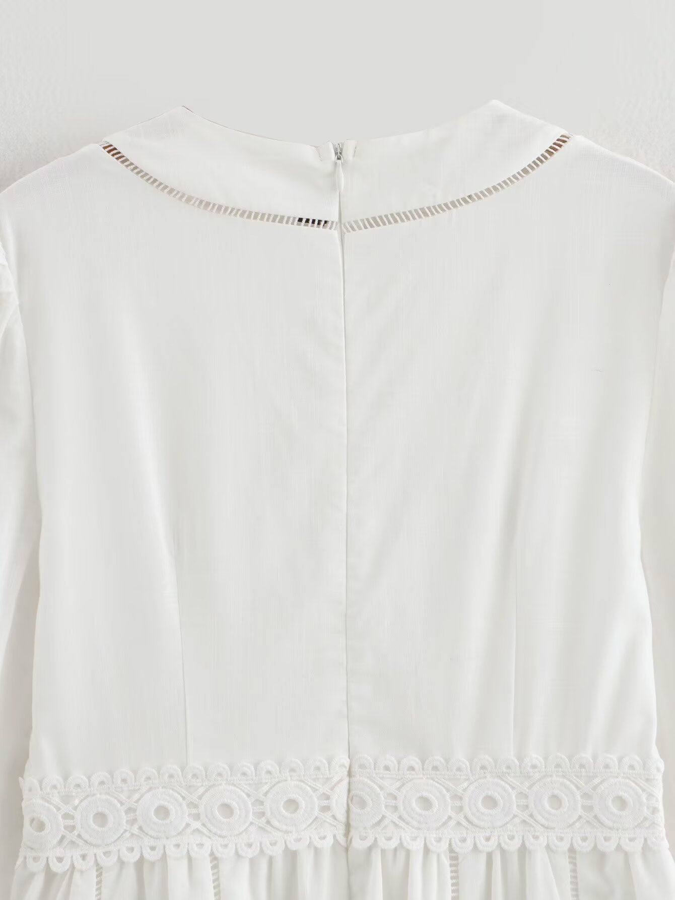The White Patchwork Dress