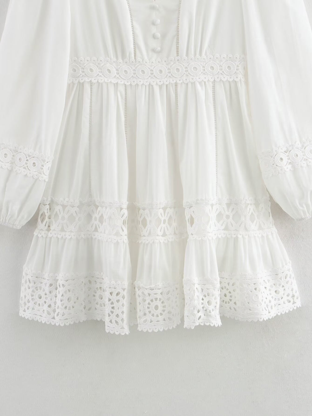 The White Patchwork Dress