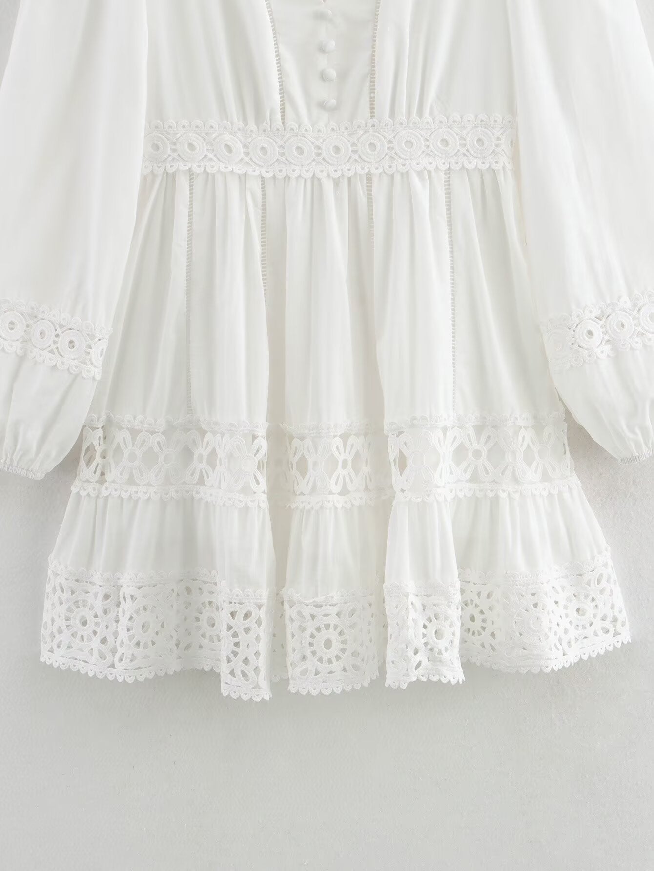 The White Patchwork Dress